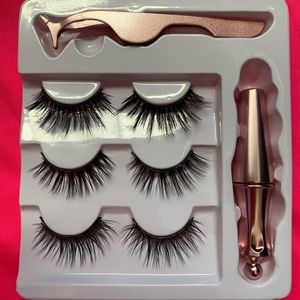 Magnetic lash set